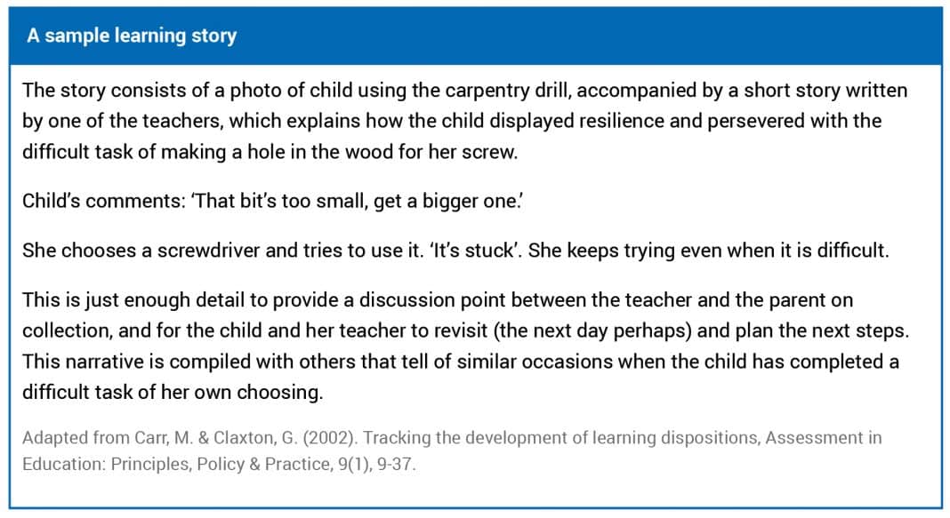 How to use learning stories in early childhood education assessment ...